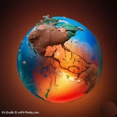 Die Erde im Klimawandel.